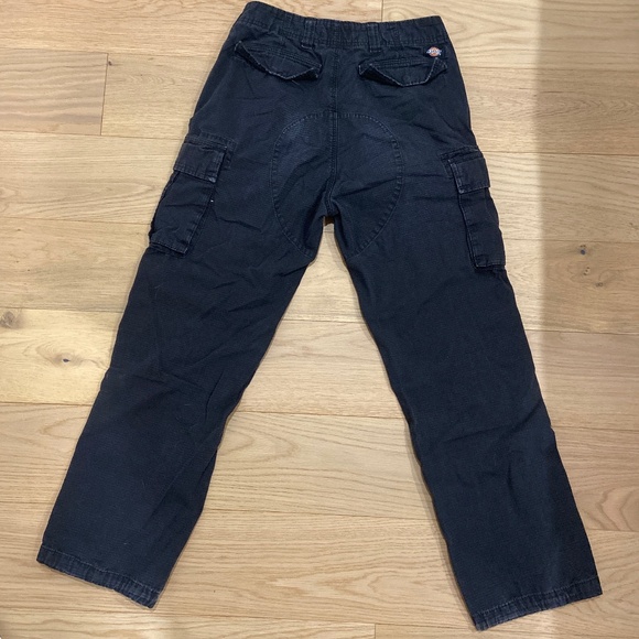 Vintage Dickies Cargo Pants Black Eagle Bend Mens Size 32 - Picture 2 of 3